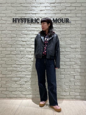 「ﾋﾞｯｸﾞｼﾙｴｯﾄ」｜「アイテム（ジャケット/アウター）」を使った、OKUDAさん（レディース・161cm）の冬コーディネート