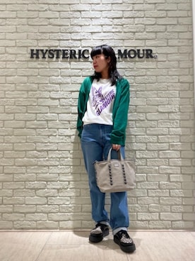 「ﾋﾞｯｸﾞｼﾙｴｯﾄ」｜「アイテム（バッグ）」を使った、OKUDAさん（レディース・161cm）の春コーディネート