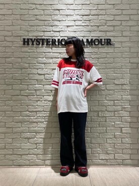 「ﾋﾞｯｸﾞｼﾙｴｯﾄ」｜「アイテム（サンダル）」を使った、OKUDAさん（レディース・161cm）の夏コーディネート