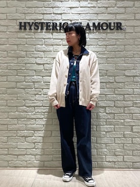 「ロンt」｜「アイテム（ジャケット/アウター）」を使った、OKUDAさん（レディース・161cm）の冬コーディネート