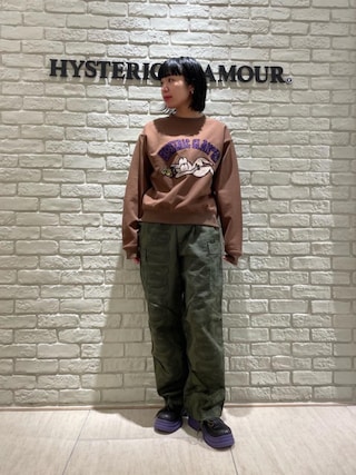 【入手困難】HYSTERIC GLAMOUR SNAKE柄 カーゴパンツ HYSTERIC GLAMOUR カーゴパンツ SNAKE LOOP柄 6ポケット メンズ