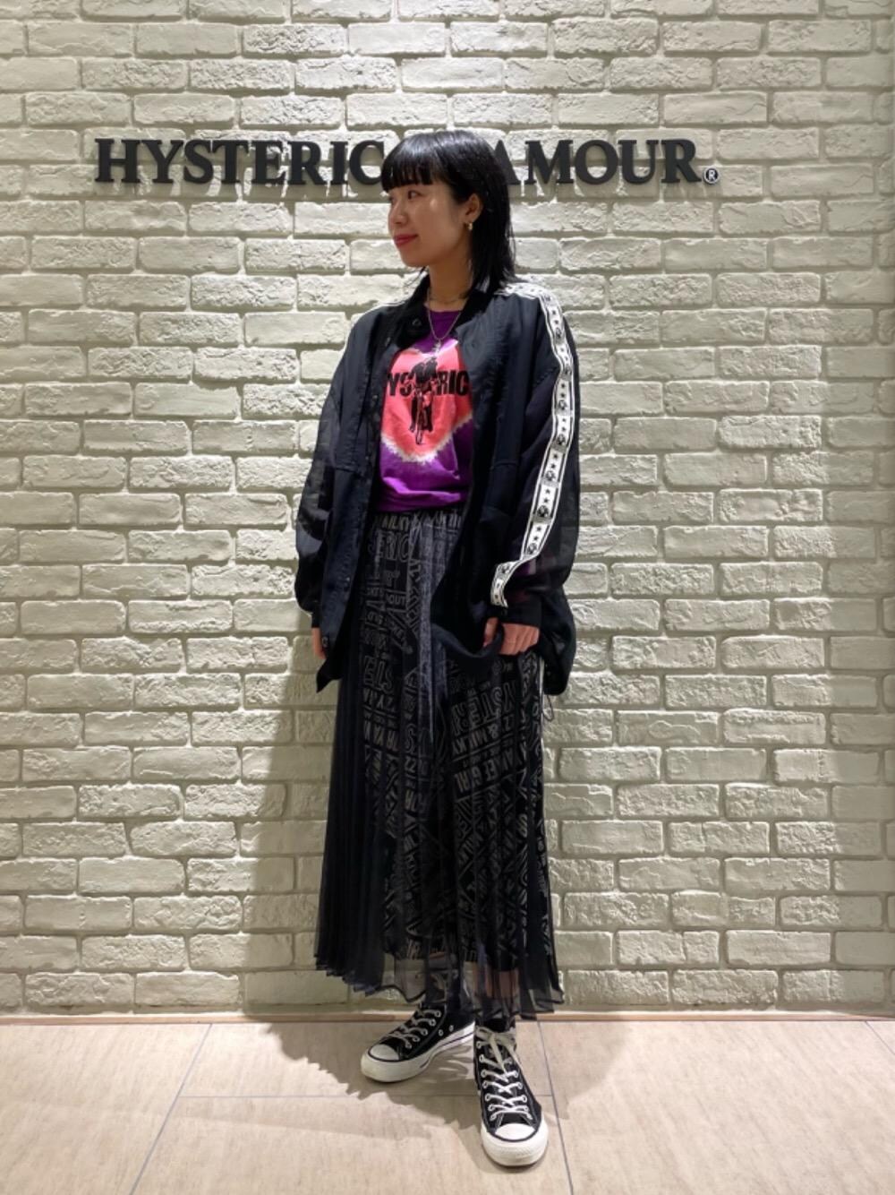 OKUDAさんの「BICYCLE GIRL Tシャツ（HYSTERIC GLAMOUR）」を使ったコーディネート
