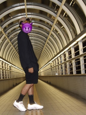 「KaneZ（ケインズ）のアイテム（キャップ）」を使った、F.さん（メンズ・171cm）の春コーディネート