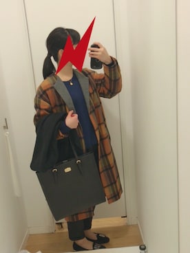 「w closet」｜「アイテム（オールインワン・サロペット）」を使った、®️さん（レディース・152cm）の冬コーディネート