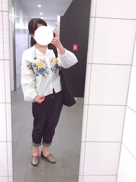 「ALIVE（アライブ）のアイテム（バッグ）」を使った、®️さん（レディース・152cm）の春コーディネート