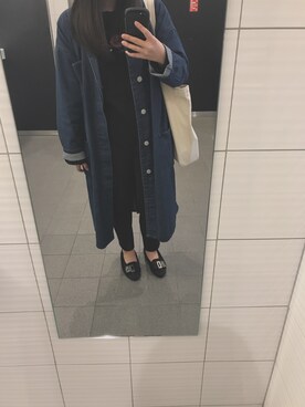 「ALIVE（アライブ）のアイテム」を使った、®️さん（レディース・152cm）の秋コーディネート
