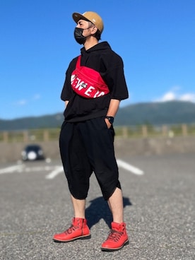 「チャイハネ（チャイハネ）のアイテム（ブーツ）」を使った、Daiさん（メンズ・180cm）の春コーディネート
