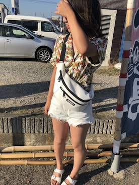 「海スタイル」｜MinHiraさん（レディース・157cm）の夏コーディネート