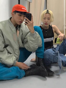 「SWANS（スワンズ）のアイテム」を使った、無さん（メンズ・178cm）の夏コーディネート