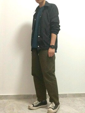 「CONVERSE（コンバース）のCONVERSE コンバース ジャック パーセル / JACK PURCEL（スニーカー）」を使った、洞洞とうさん（メンズ・168cm）の冬コーディネート