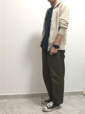 「CONVERSE（コンバース）のCONVERSE コンバース ジャック パーセル / JACK PURCEL（スニーカー）」を使った、洞洞とうさん（メンズ・168cm）の冬コーディネート