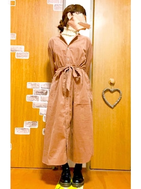 Ships シップス の コーデュロイ羽織ワンピース ワンピース Wear