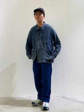 「AFFIX（表示禁止）（アフィックス）のアイテム（パンツ）」を使った、く　　　　　にさん（メンズ・168cm）の夏コーディネート