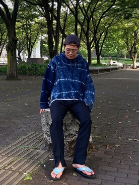 く　　　　　にさん（メンズ・168cm）の夏コーディネート