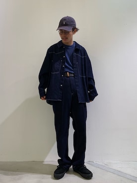 Saby/サバイ/@/COWBOY TROUSERS- 11oz Silk Bingo denime -を使った 