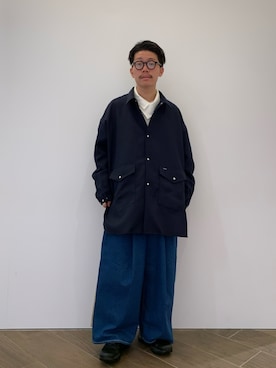 「SHINYAKOZUKA（シンヤコヅカ）のアイテム（ジャケット/アウター）」を使った、く　　　　　にさん（メンズ・168cm）の春コーディネート