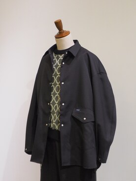 「SHINYAKOZUKA（シンヤコヅカ）のアイテム（ジャケット/アウター）」を使った、く　　　　　にさん（メンズ・168cm）の春コーディネート