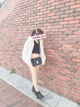「oneway glamorous（ワンウェイグラマラス）のアイテム」を使った、R  ♡さん（レディース・152cm）の冬コーディネート