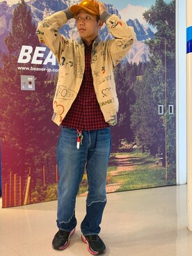 「ニコちゃん」｜「アイテム（ジャケット/アウター）」を使った、しょーまさん（メンズ・169cm）の秋コーディネート