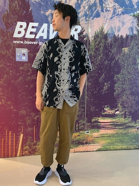 「TIGRE BROCANTE（ティグルブロカンテ）のアイテム（パンツ）」を使った、しょーまさん（メンズ・169cm）の夏コーディネート