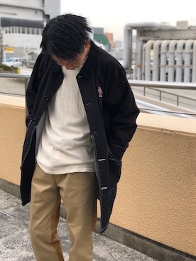 「AlexanderLeeChang（アレキサンダーリーチャン）のアイテム（ジャケット/アウター）」を使った、しょーまさん（メンズ・169cm）の冬コーディネート
