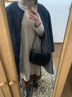 ayさん（レディース・154cm）の冬コーディネート