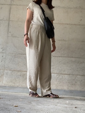 「BIANCA（ビアンカ）のアイテム」を使った、ayさん（レディース・154cm）の夏コーディネート