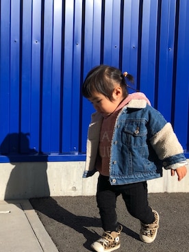 hiina117さん（キッズ・80cm）の冬コーディネート