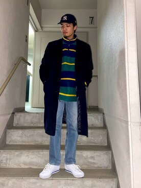 「Eddie Bauer（エディーバウアー）のアイテム（その他トップス）」を使った、Mu-sun🌞さん（メンズ・177cm）の秋コーディネート