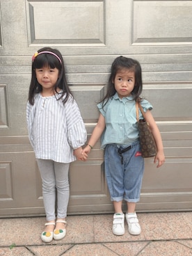 「NEO（ネオ）のアイテム」を使った、mimimaさん（キッズ・110cm）の春コーディネート