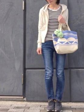 Mi-a☺︎さん(レディース・160cm)の春コーディネート