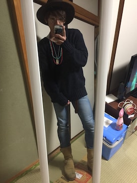 まっちゃんさん（メンズ・170cm）の冬コーディネート