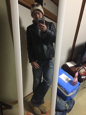 まっちゃんさん（メンズ・170cm）の冬コーディネート