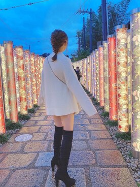 りなてぃーさん（レディース・165cm）の冬コーディネート