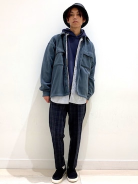 「GLOBAL WORK（グローバルワーク）のアイテム（その他アウター）」を使った、ただくんさん（メンズ・170cm）の冬コーディネート