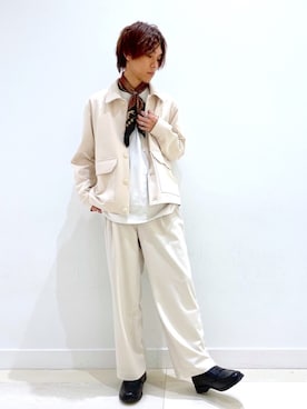 「ウィメンズを着るメンズ」｜ただくんさん（メンズ・170cm）の冬コーディネート