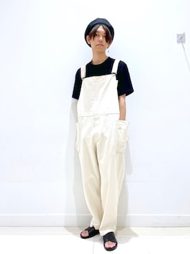 「LOGOS（ロゴス）のアイテム（オールインワン・サロペット）」を使った、ただくんさん（メンズ・170cm）の夏コーディネート