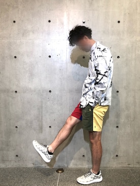 「BEAMS PLUS（ビームスプラス）のアイテム（パンツ）」を使った、2ndbmさん（メンズ・174cm）の夏コーディネート