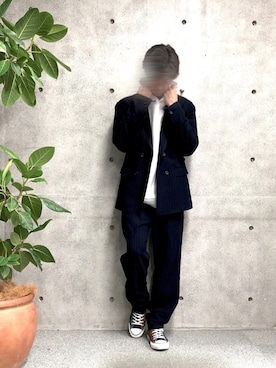 「アイテム（スニーカー、その他）」を使った、2ndbmさん（メンズ・174cm）の秋コーディネート