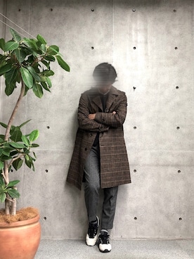 「オーバーコート」｜2ndbmさん（メンズ・174cm）の冬コーディネート