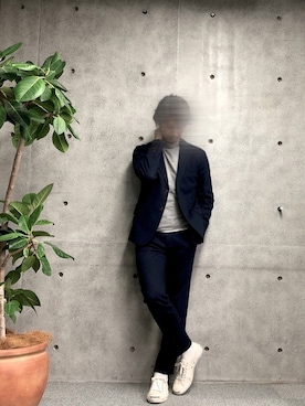 「アイテム（セットアップ）」を使った、2ndbmさん（メンズ・174cm）の冬コーディネート