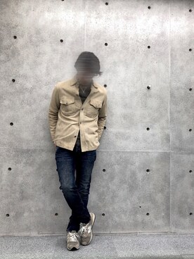 「MEN'S BIGI（メンズビギ）のアイテム」を使った、2ndbmさん（メンズ・174cm）の冬コーディネート