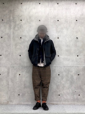 「WOOLRICH（ウールリッチ）のアイテム（ジャケット/アウター）」を使った、2ndbmさん（メンズ・174cm）の冬コーディネート