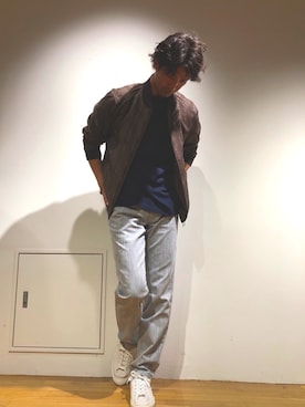 「アイテム（MA-1）」を使った、2ndbmさん（メンズ・174cm）の春コーディネート