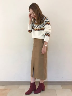 harukaさん（レディース・165cm）の秋コーディネート