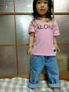 「はだし」｜さくさん（キッズ・90cm）の春コーディネート