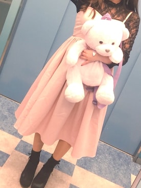 「WC（ダブル シー）のアイテム（バックパック/リュック）」を使った、小夜子さん（レディース・142cm）の秋コーディネート