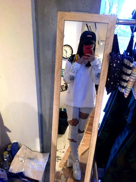 「あつぞこスニーカー」｜「アイテム（ジャケット/アウター）」を使った、まなさん（レディース・163cm）の冬コーディネート