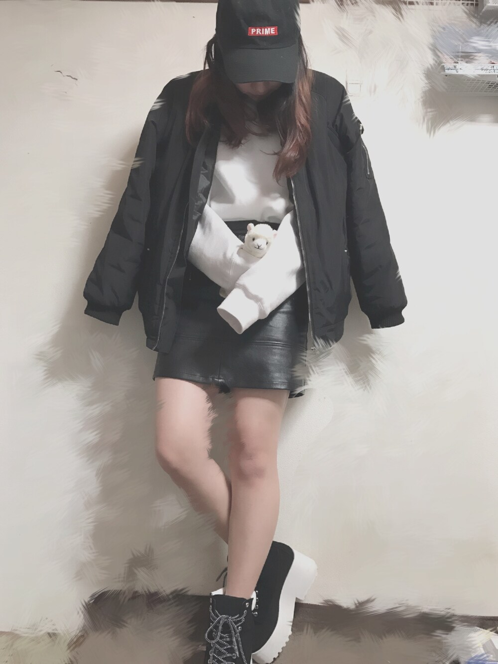 まなさん（レディース・163cm）の春コーディネートの1枚目の写真