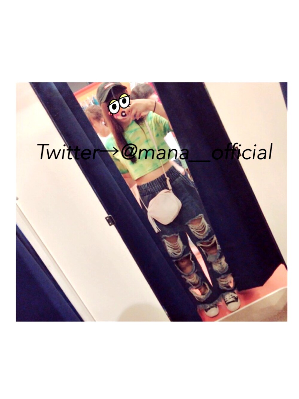 「ひさしぶり、ワイドパンツ、スニーカー、古着、プチプラコーデ、WEGOコーデ、タイダイ柄、いいね、save、フォローお願いします🤑、Twitterもフォロワー募集中。、夏を楽しむ」｜「GUILD PRIMEのアイテム（キャップ、ブラック系）」を使った、まなさん（レディース・163cm）の夏コーディネートの1枚目の写真